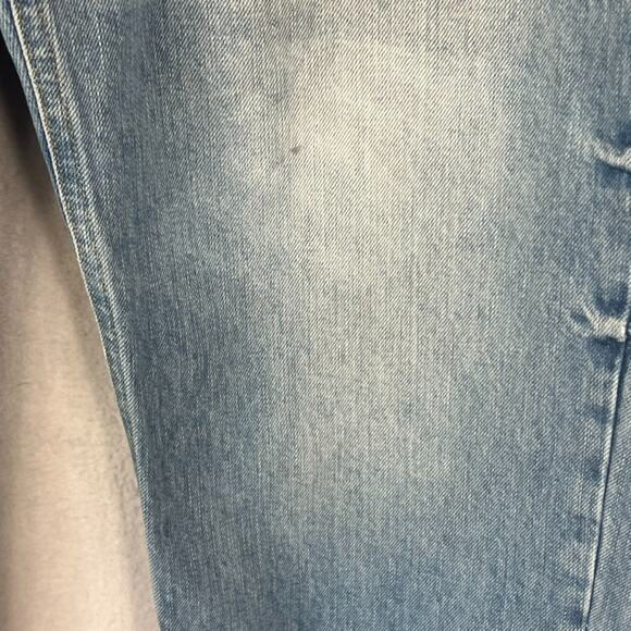 Raey Jeans Women's Size 32 Straight High Rise Cropped Organic Cotton Button Fly - Picture 11 of 11